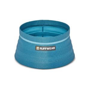 Ultralight Packable Dog Bowl for Outdoor Adventures Blue Spring