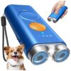 Ultrasonic Dog Bark Deterrent Device with Flashlight for Small Medium Large Dogs