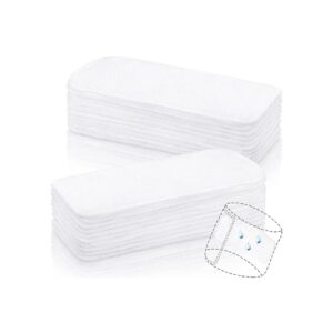 Unbeatable Value 20 Pieces of Reusable White Dog Diaper Liners for Male Small Medium Dogs