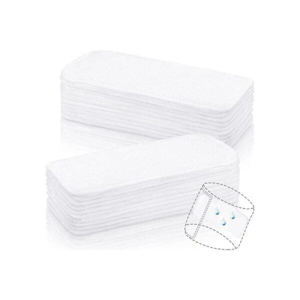 Unbeatable Value 20 Pieces of Reusable White Dog Diaper Liners for Male Small Medium Dogs