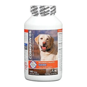 Unflavored Glucosamine Chondroitin MSM Tablets for Dogs with Joint Health Benefits