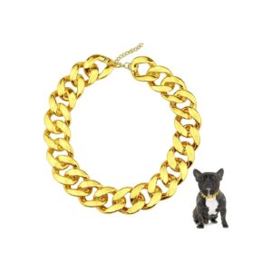 Unique Acrylic Link Chain Collar for Small Pet Fashion Pets Jewelry