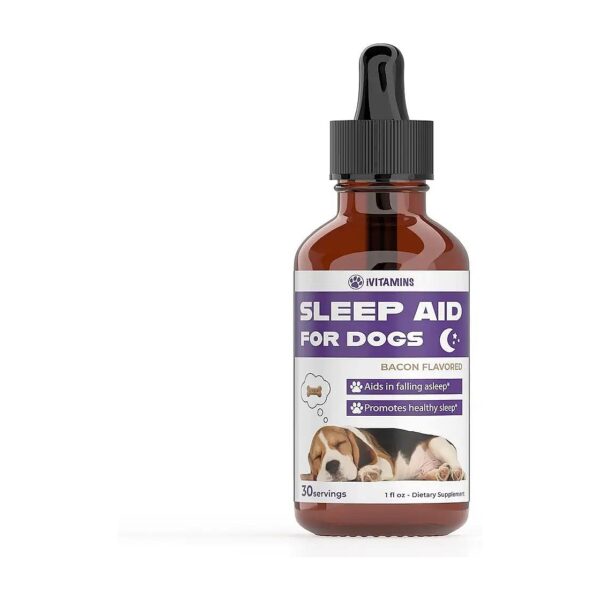 Unique Bacon Flavor Dog Sleep Aid for Anxiety Relief and Relaxation