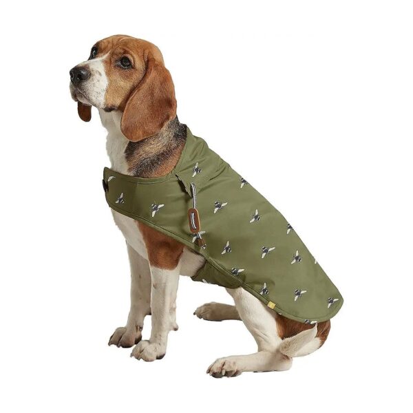 Unique Bee Print Dog Raincoat with Waterproof Outer Layer and Cosy Inner Lining Small