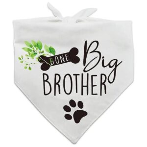 Unique Big Brother Pregnancy Announcement Gift for Dog Lovers with Cotton Bandana