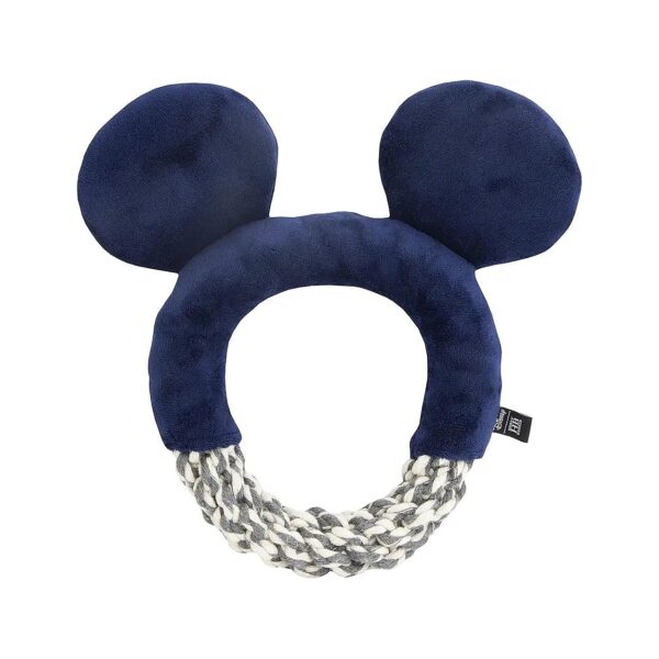 Unique Blue Rope Toy with Iconic Mickey Mouse Shape and Soft Textures