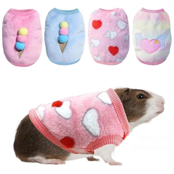 Unique Designed Guinea Pig Bunny Clothes for Mini Dogs and Small Animals XXS