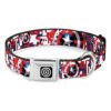 Unique Digital Camouflage Dog Collar with Heavy-Duty Steel Buckle