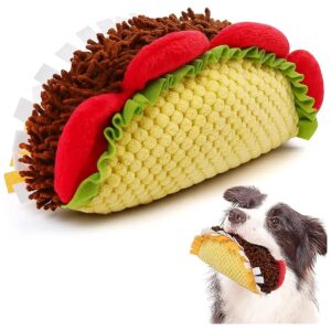 Unique Dog Birthday Gift Ideas for Small Medium Large Dogs - Taco Plush Toy