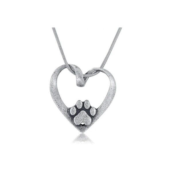 Unique Dog Paw Print Necklace for Dog Owners and Lovers of All Dog Breeds