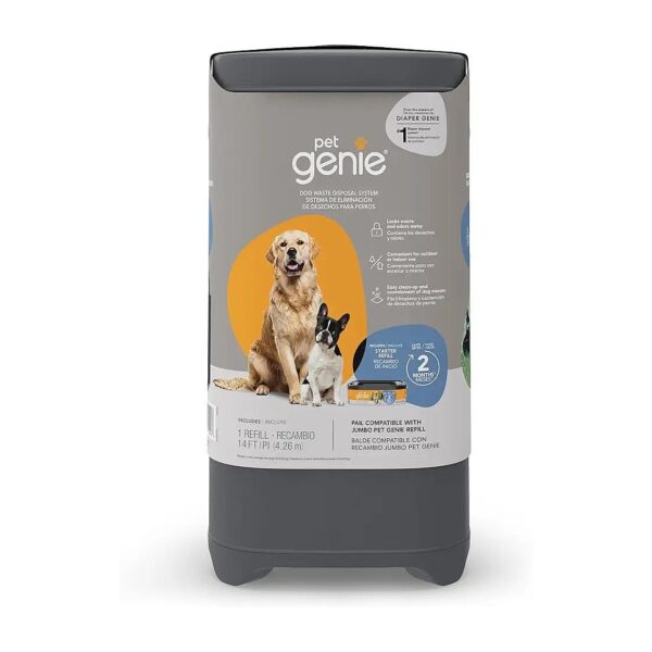 Unique Odor-Locking Dog Poop Trash Can for Home and Yard Cleanliness