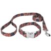 Unique Patriotic Designs on Large Dog Collars with Matching Leashes