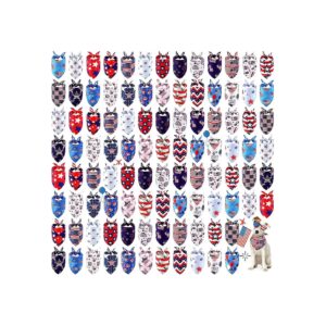 Unique Patriotic Dog Accessories with Dog Bandanas and Scarves in 100 Pieces