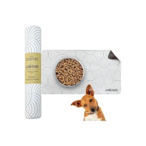 Unique Pet Food Mat for Home Decor, Soft and Anti-Fatigue Design