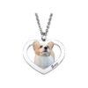 Unique Pet Memorial Gift Personalized Keychain Necklace Photo Portrait