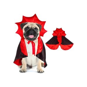 Unique Red and Black Dog Vampire Devil Halloween Costume for Small Medium Large Dogs