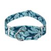 Unique Sharks Pattern Dog Collar, 1 Inch, Medium, 15-21 inch Neck