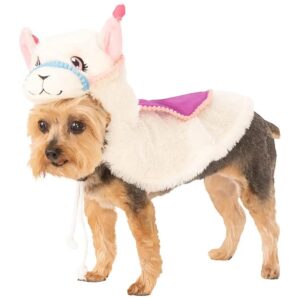 Unique Small Dog Llama Costume with Hoodie for Pet Owners