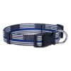 Unique Thin Blue Line Flag Pattern Dog Collar