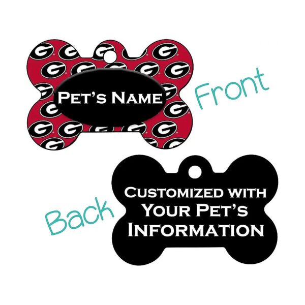 Unique University of Georgia Pet Identification Tag for Your Pet