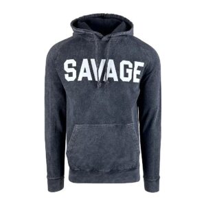 Unique Vintage Mineral Wash Hoodie with Classic Design Font for Urban Wear