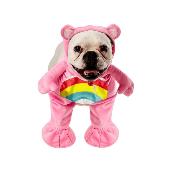 Unisex Care Bears Cheer Bear Pet Costume with Adjustable Back