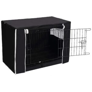 Universal Fit Dog Cage Cover 36Inch 24-48Inch Wire Dog Crate Polyester Fabric