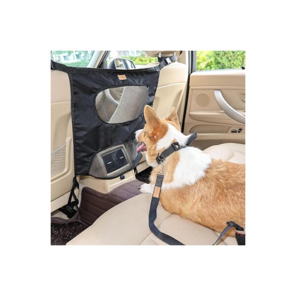 Universal Fit Dog Car Barrier with Adjustable Straps for Safe Driving