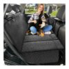 Universal Fit Dog Car Bed Cover with Adjustable Buckle Straps and Waterproof Design