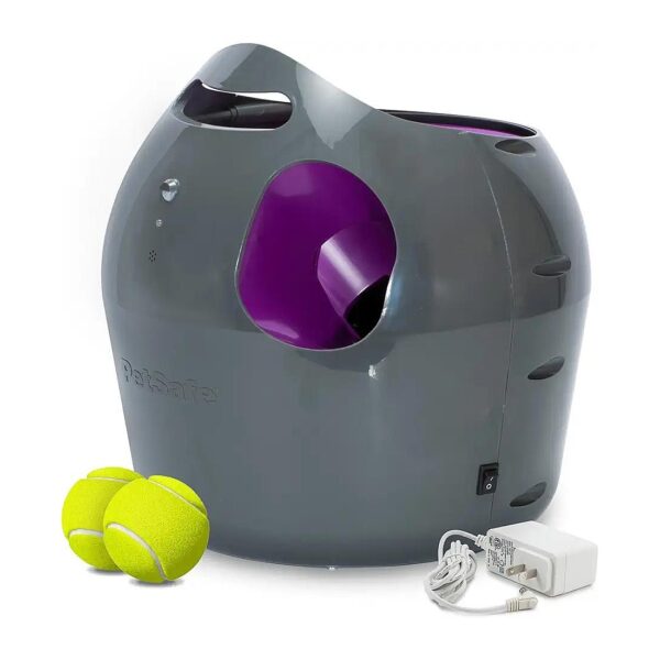 Up to 30 Feet Tennis Ball Launcher for Small to Large Dogs with Adjustable Distance