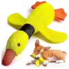 Upgraded Indestructible Goose Squeaky Dog Chew Toys for Small Medium Large Breeds