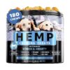 Valerian Root and Hemp Oil Dog Calming Chews - Natural Stress Relief for Dogs of All Ages