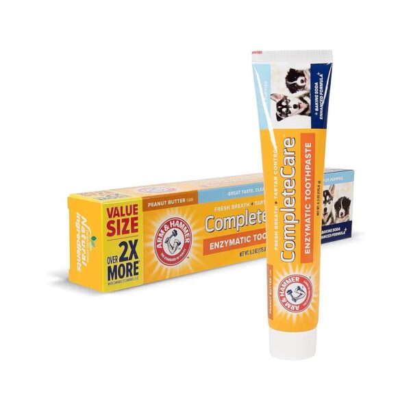 Value Size Peanut Butter Flavor Enzymatic Dog Toothpaste for Puppies Only