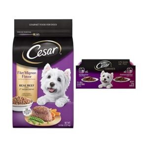 Variety Pack with Filet Mignon and Porterhouse Steak Flavor Wet Food for Small Breed Dogs