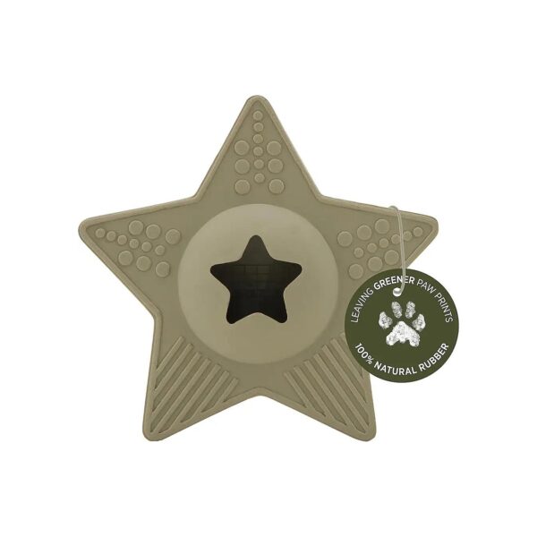 Vegan-Certified Natural Rubber Toy for Small to Medium-Sized Dogs' Gum Relief