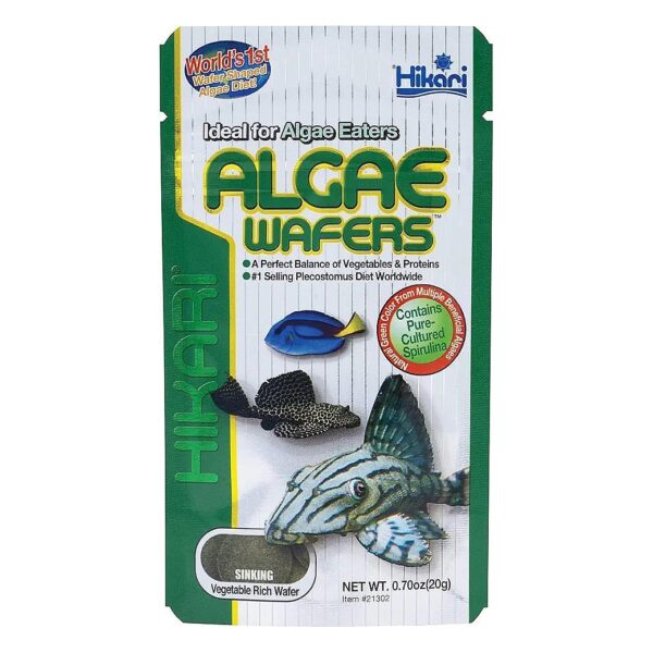 Vegetable and Protein-Rich Algae Wafers for Fish and Shrimp