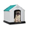 Ventilated Dog House with Ground Nails and Air Vents for Small to Medium Dogs