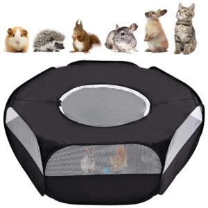 Ventilated Pet Playpen Tent for Small Animals like Hamsters, Guinea Pigs, and Chinchillas