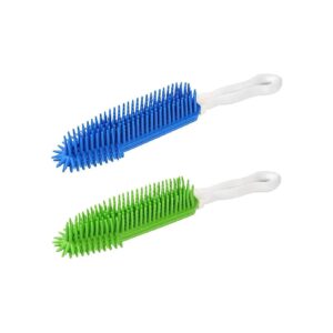 Versatile 2 Pack Pet Hair Remover Brush for Clothes Furniture and Car Cleaning