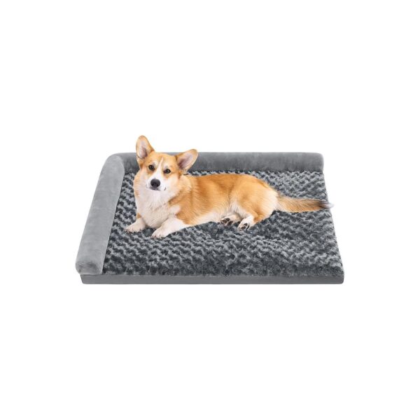 Versatile 30x20 inch Dog Crate Bed for Small Breed Dogs with Anti-Slip Design