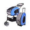 Versatile 5-in-1 Pet Carrier and Stroller for Small Pets up to 16 Pounds