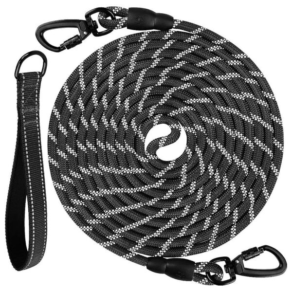 Versatile Long Leash for Training, Playing, and Camping with Medium and Large Dogs