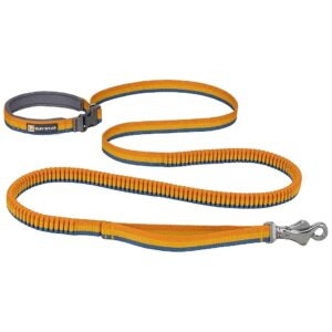 Versatile Yellow Snow Dog Leash for Hand-Held or Hands-Free Use