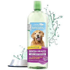 Vet-Approved Dog Dental Care Water Additive for Fresh Breath and Joint Relief