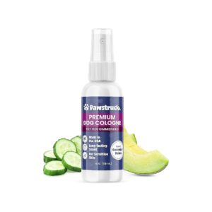 Vet Recommended Premium Dog Cologne Spray for Sensitive Skin - Fresh Cucumber Melon Scent