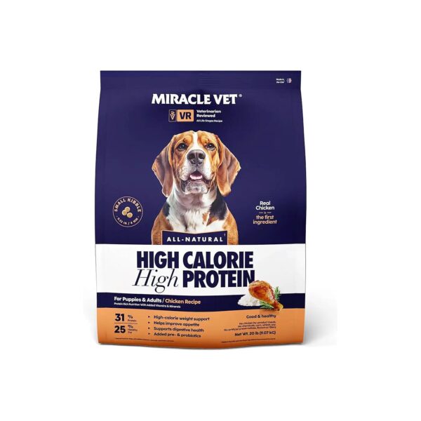 Vet-Reviewed High-Protein and High-Calorie Dog Food for Muscle and Weight Gain