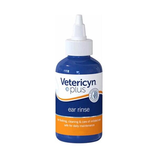 Vetericyn Plus Ear Rinse Drops for All Animal Ears, No Licking or Ingestion Concerns