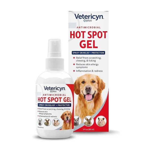 Veterinarian Recommended Hot Spot Gel for Dog Skin Allergies