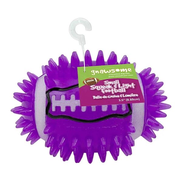 Vibrant Rubber Football Toy for Dogs with Spiky Texture