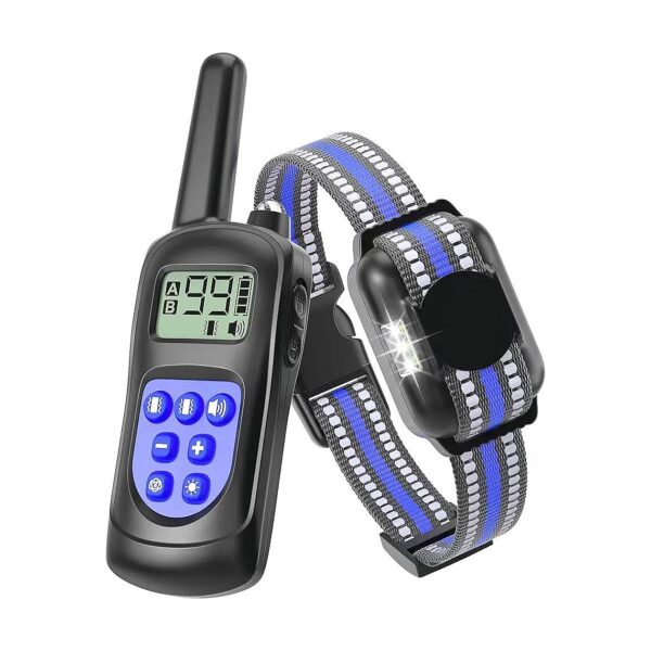 Vibration and Sound Dog Training Collar with Remote Range